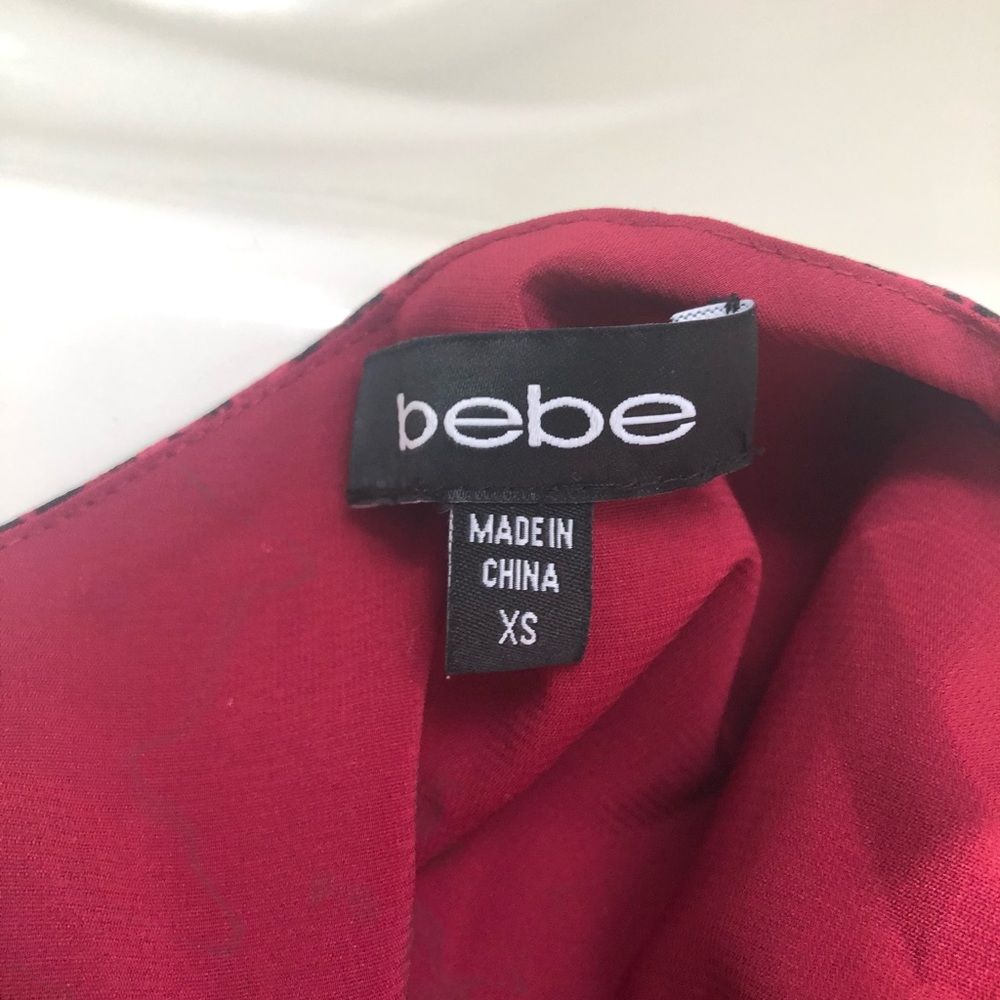 NWOT BEBE ONE SHOULDER STRETCH BODY CON. DRESS - Picture 8 of 8